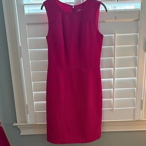 Banana Republic Vibrant Pink Midi Dress